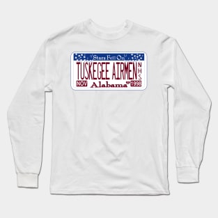 Tuskegee Airmen National Historic Site license plate Long Sleeve T-Shirt